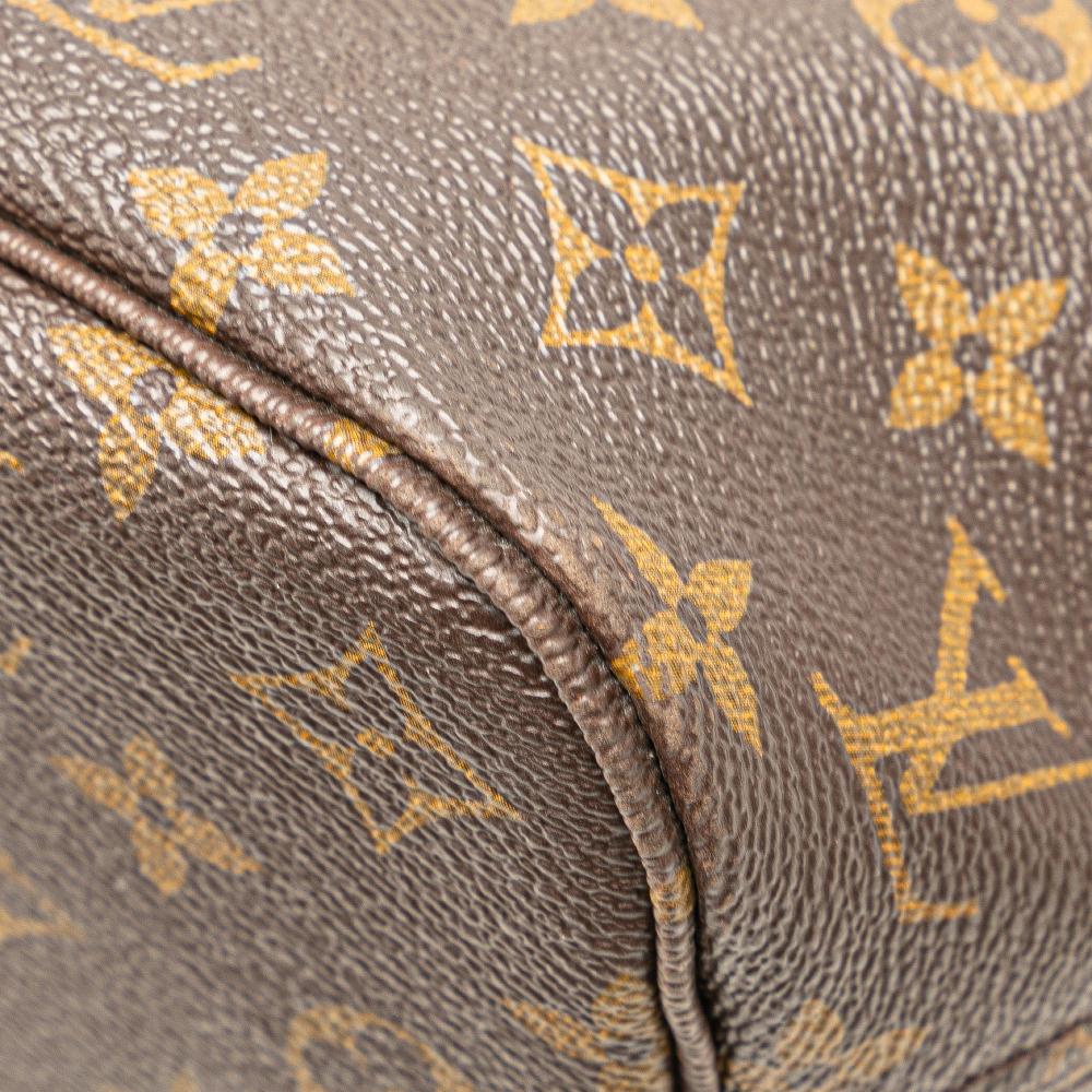 Louis Vuitton B Louis Vuitton Brown Monogram Canvas Canvas Monogram Neverfull PM France