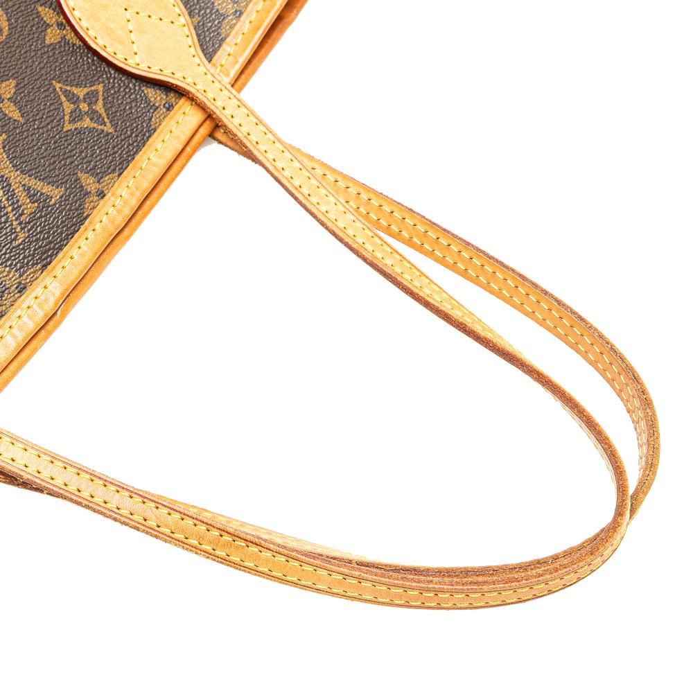 Louis Vuitton B Louis Vuitton Brown Monogram Canvas Canvas Monogram Neverfull PM France