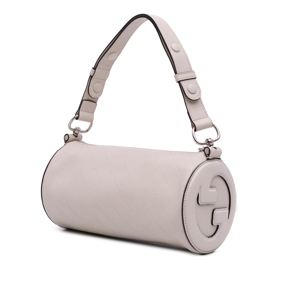 Gucci AB Gucci White Calf Leather Small Blondie Shoulder Bag Italy