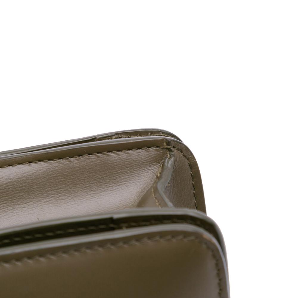 Celine B Celine Brown Dark Khaki Calf Leather Small skin Classic Box Italy