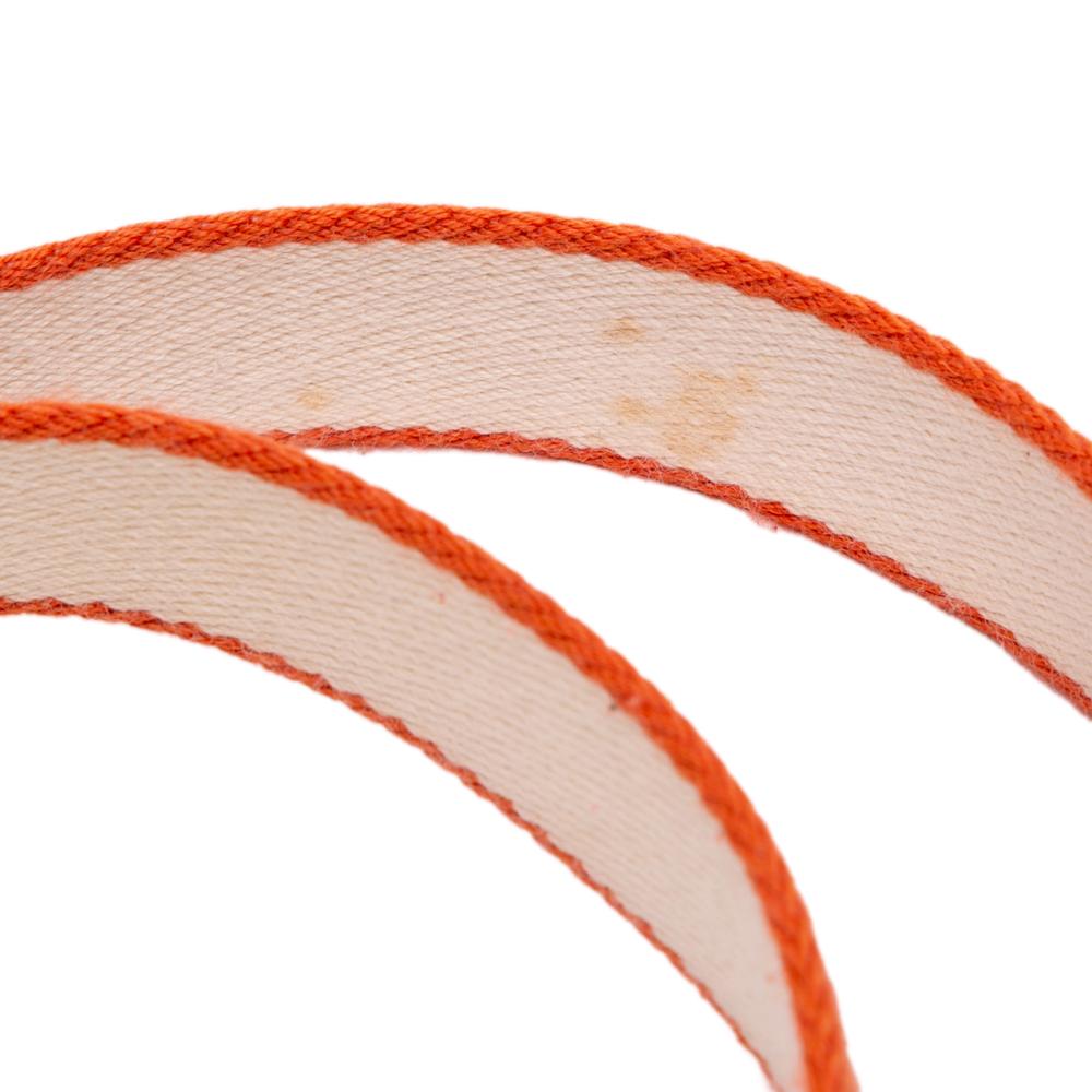 Hermès AB Hermès Orange Dark Orange Calf Leather Clemence Evelyne TPM 16 France