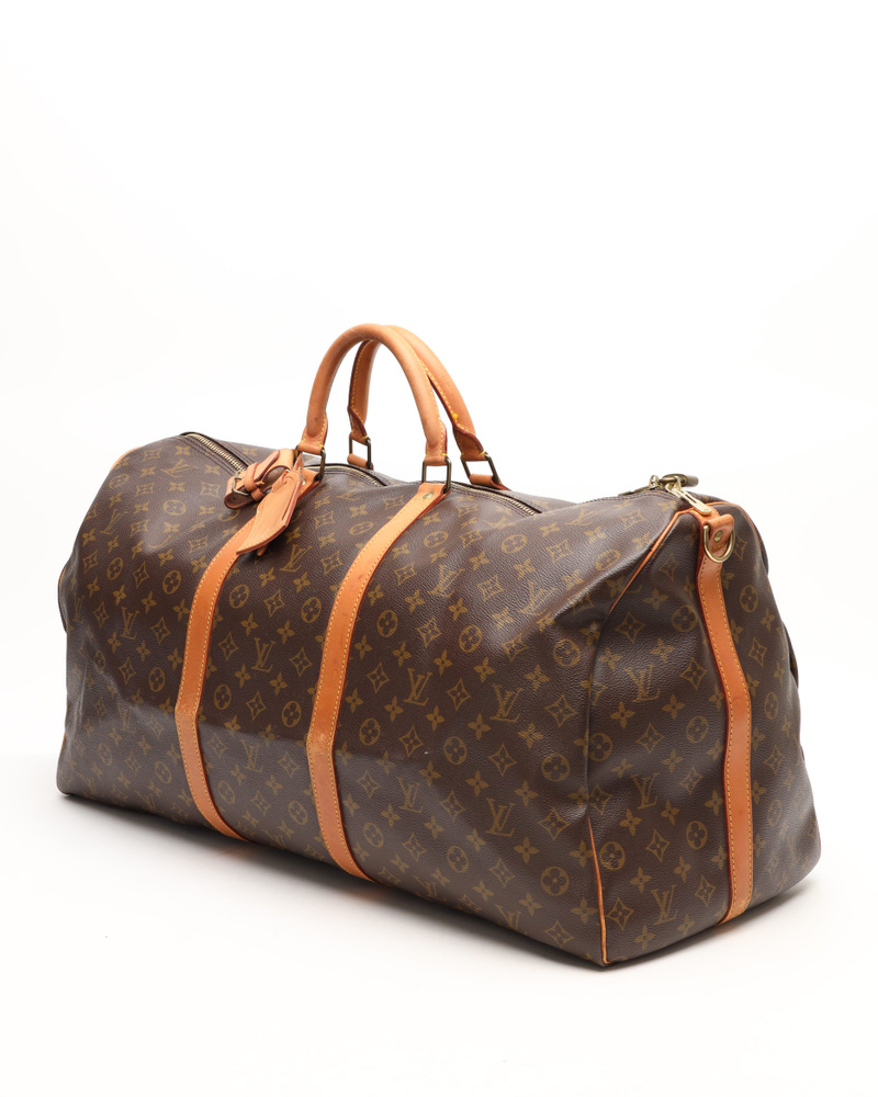 Louis Vuitton Monogram Keepall Bandouliére 60 Weekend Bag