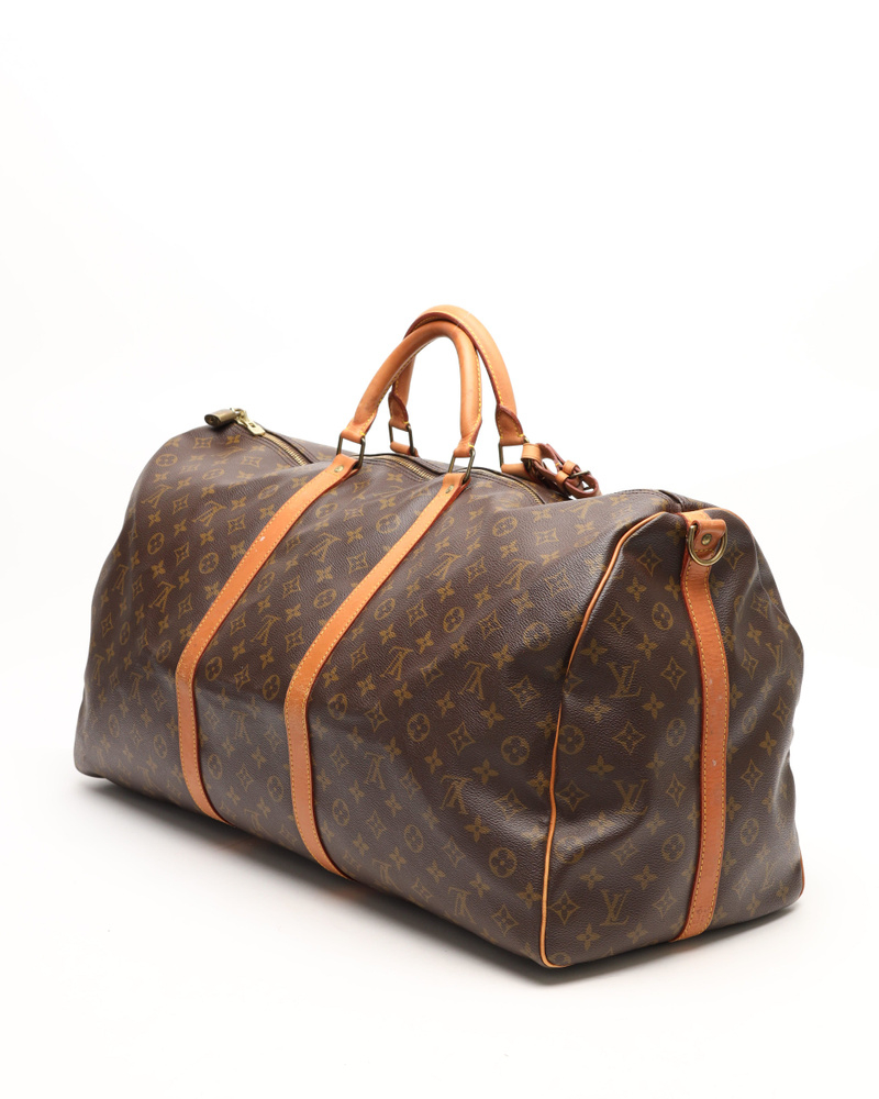 Louis Vuitton Monogram Keepall Bandouliére 60 Weekend Bag