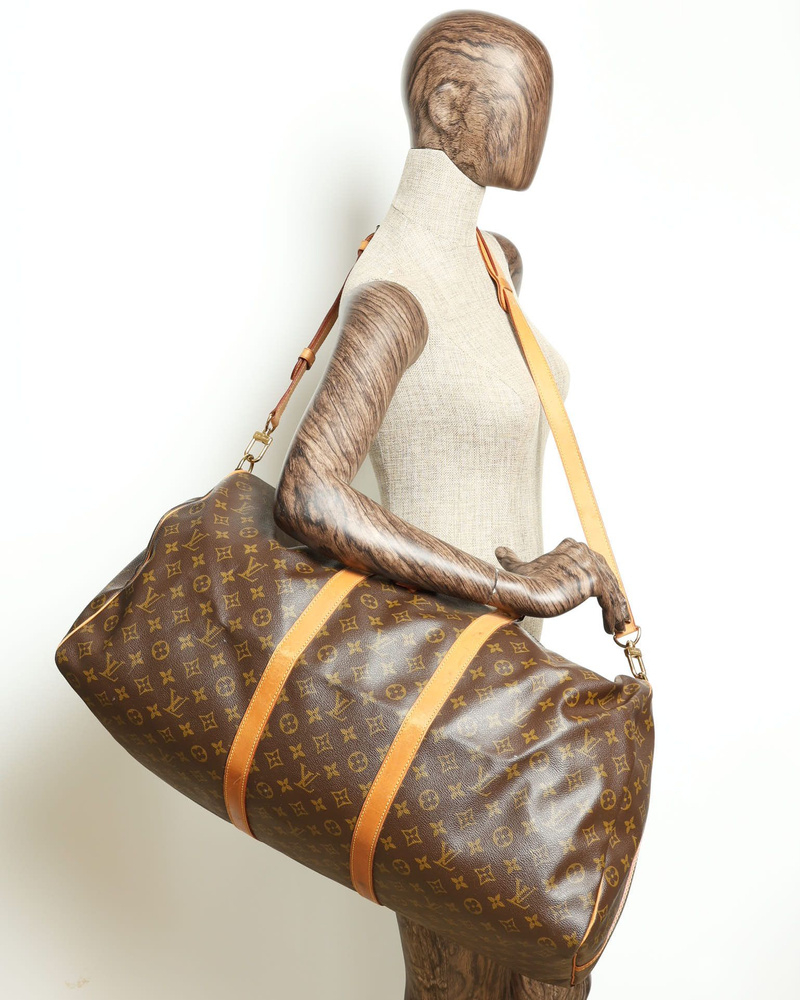 Louis Vuitton Monogram Keepall Bandouliére 60 Weekend Bag