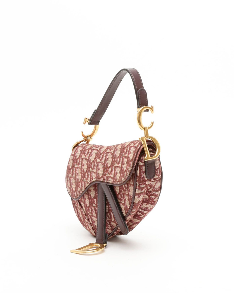 Christian Dior Oblique Mini Saddle Bag