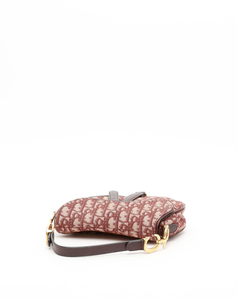 Christian Dior Oblique Mini Saddle Bag