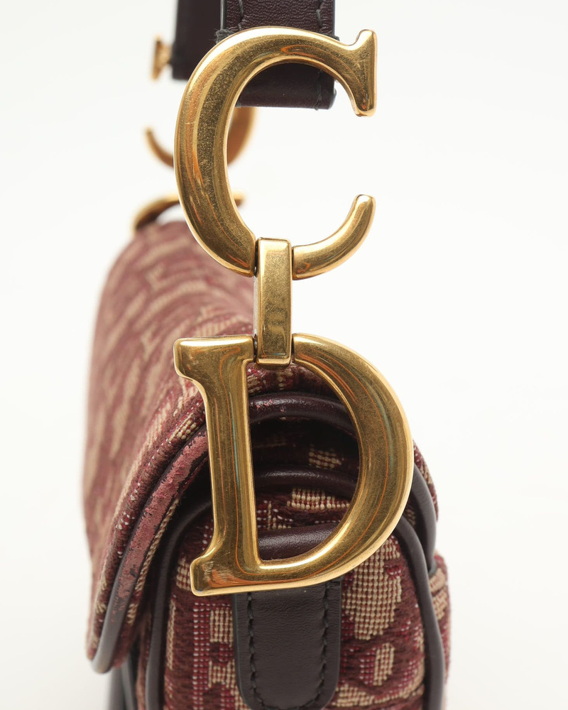 Christian Dior Oblique Mini Saddle Bag