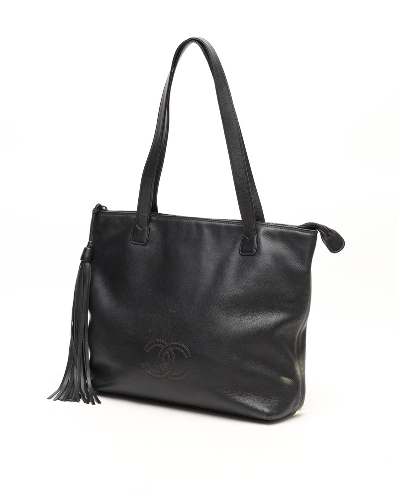 Chanel CC Tassel Tote Bag