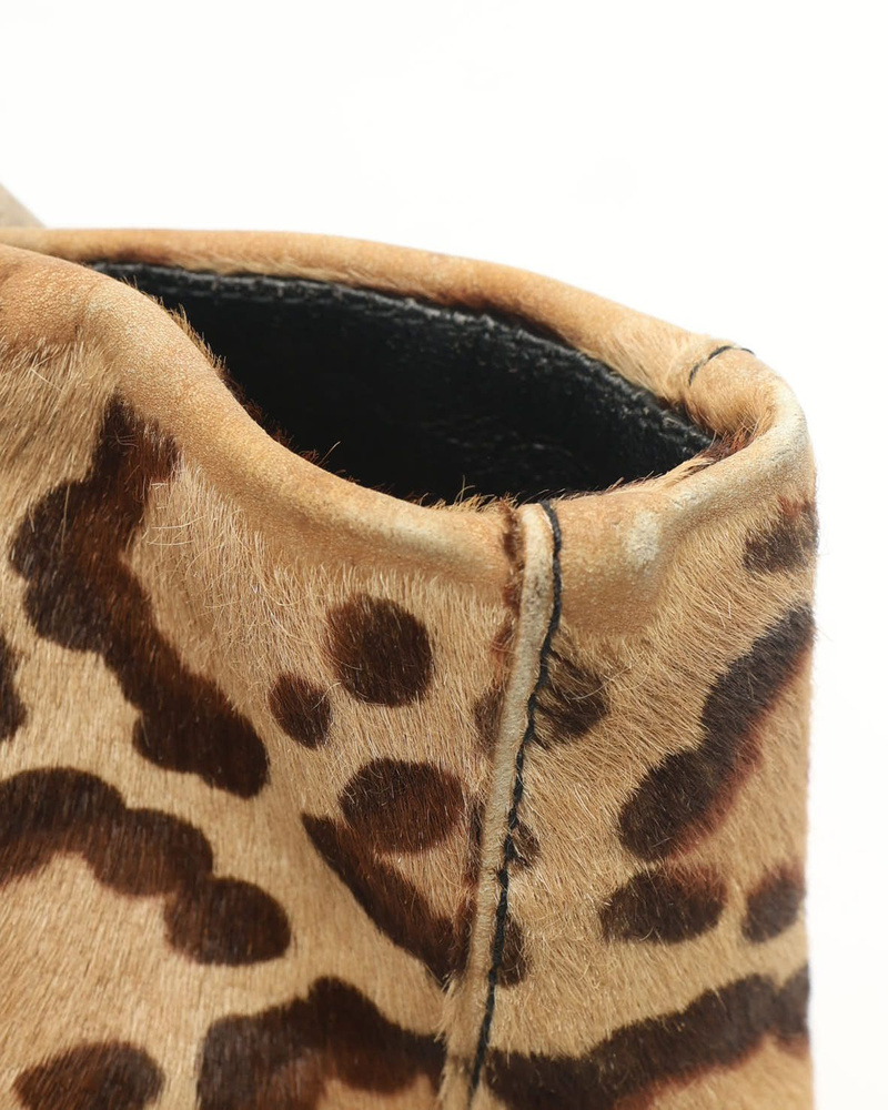 Fendi Leopard Pony Tote Bag