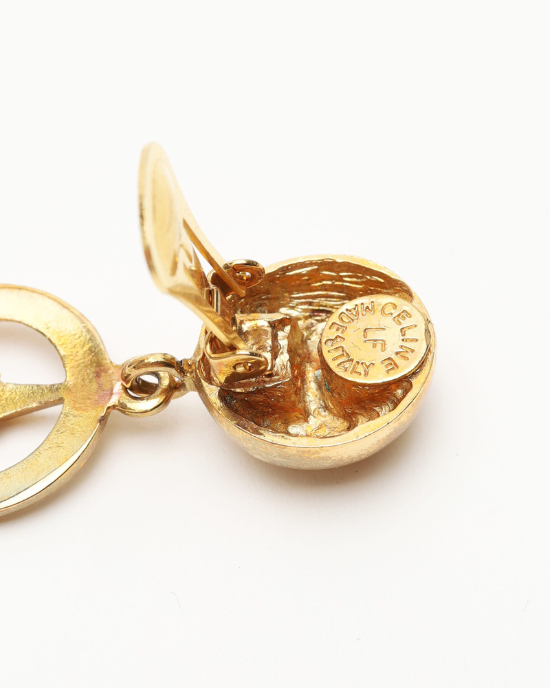 Celine Céline Eiffel Tower Clip-on Earrings