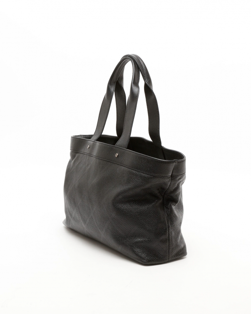 Chanel CC Caviar Perforated Tote Bag