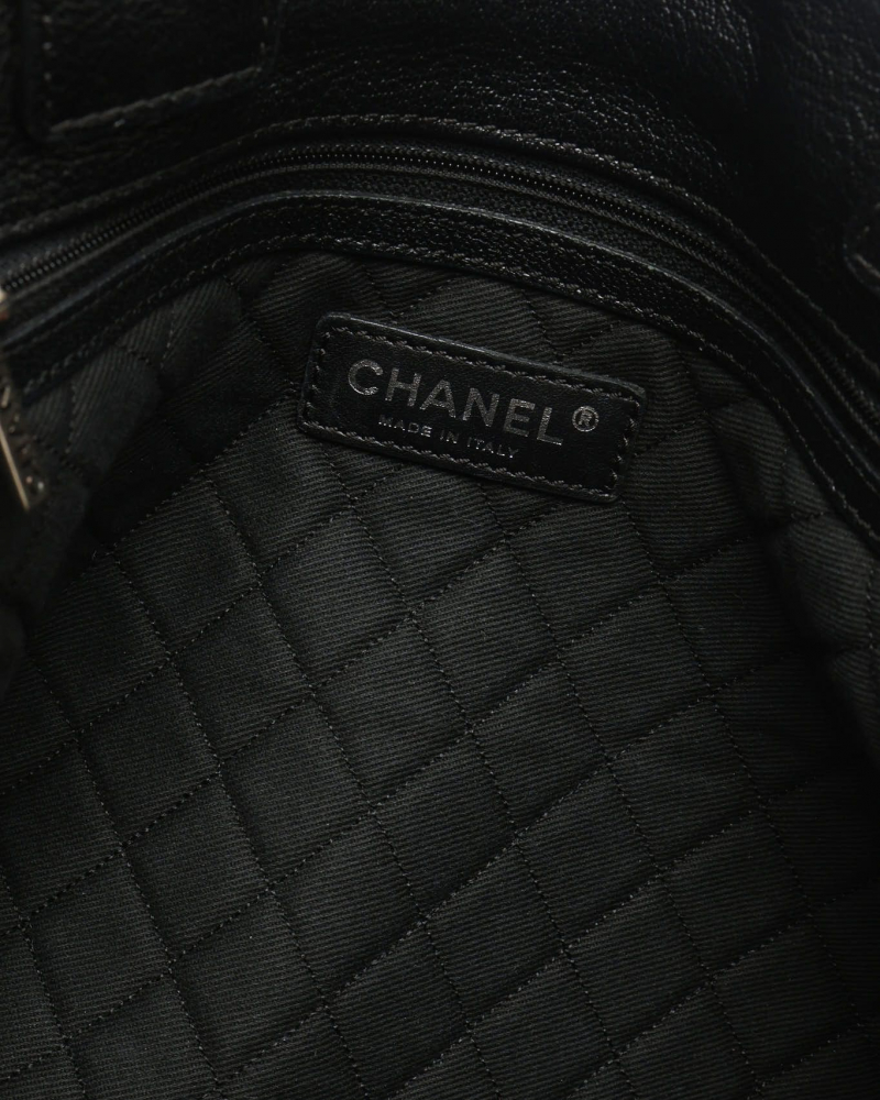 Chanel CC Caviar Perforated Tote Bag