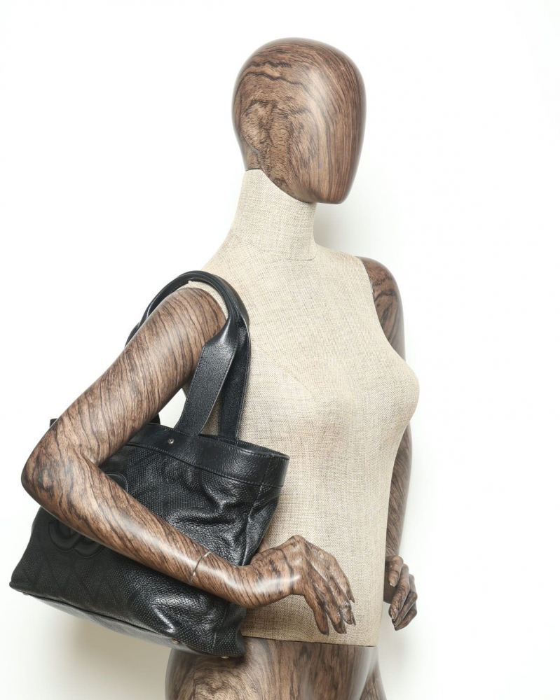 Chanel CC Caviar Perforated Tote Bag