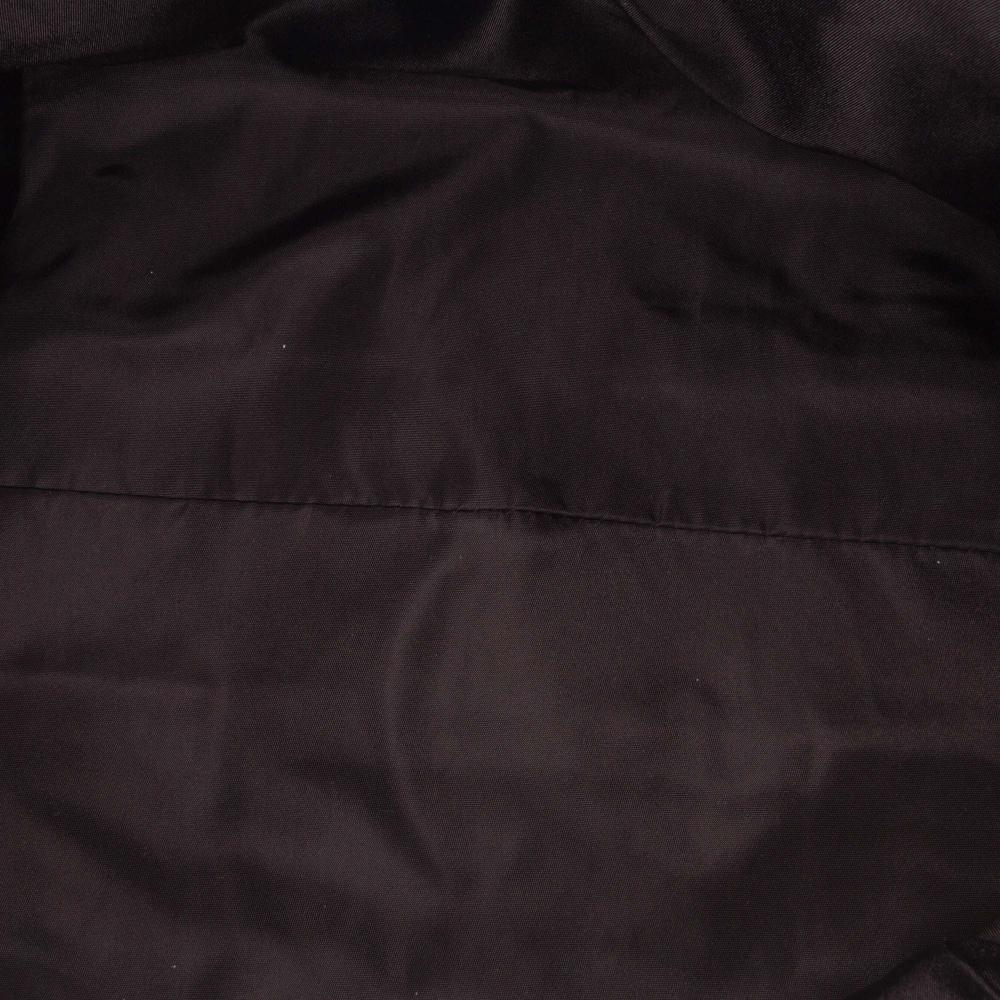 Burberry B Burberry Gray with Silver Nylon Fabric Medium Beat Check Victoria Tote Italy