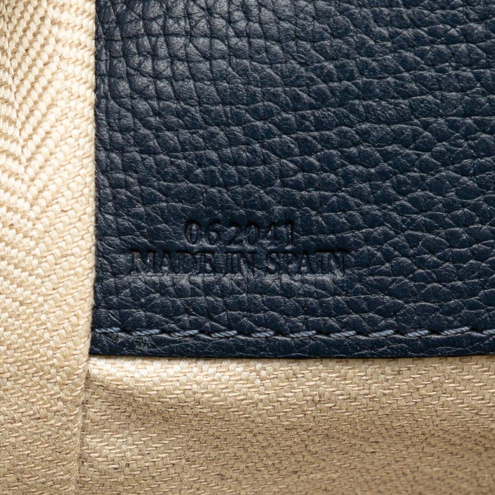 Loewe B LOEWE Blue Calf Leather Small Hammock Satchel Spain