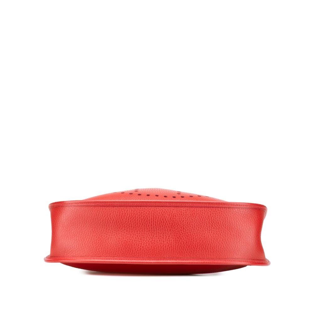 Hermès B Hermès Red Calf Leather Clemence Evelyne I 33 France