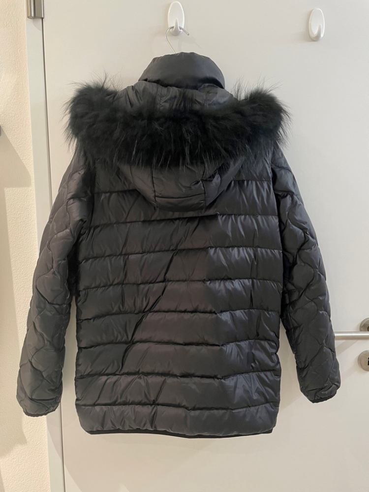 Iceberg Daunenjacke mit Kaninchenfell