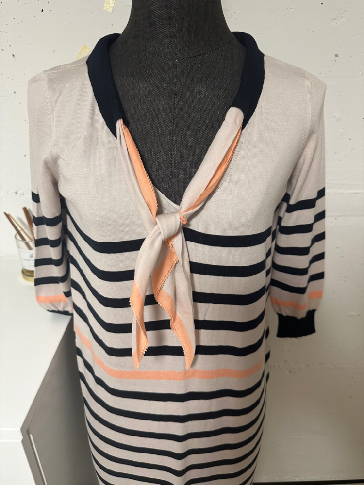 Louis Vuitton Gestreiftes Kleid