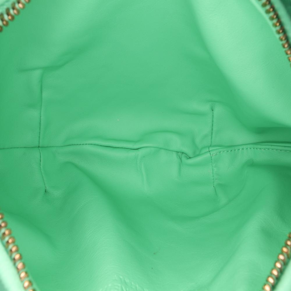 Bottega Veneta B Bottega Veneta Green Mint Nappa Leather Leather Mini Nappa Intrecciato Jodie Italy