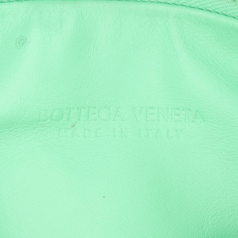 Bottega Veneta B Bottega Veneta Green Mint Nappa Leather Leather Mini Nappa Intrecciato Jodie Italy