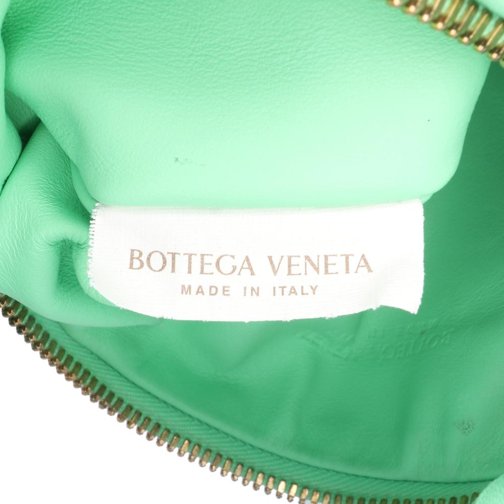 Bottega Veneta B Bottega Veneta Green Mint Nappa Leather Leather Mini Nappa Intrecciato Jodie Italy