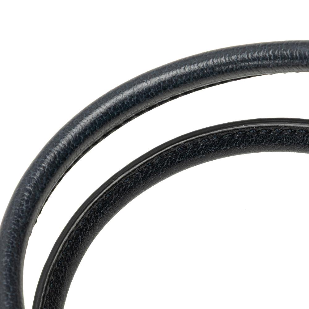 Gucci B Gucci Blue Canvas Fabric Small GG Interlocking G Tote Italy