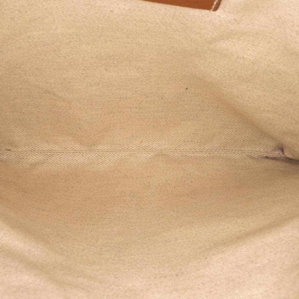 Loewe B LOEWE Orange Canvas Fabric Paulas Ibiza Angel Drawstring Crossbody Spain