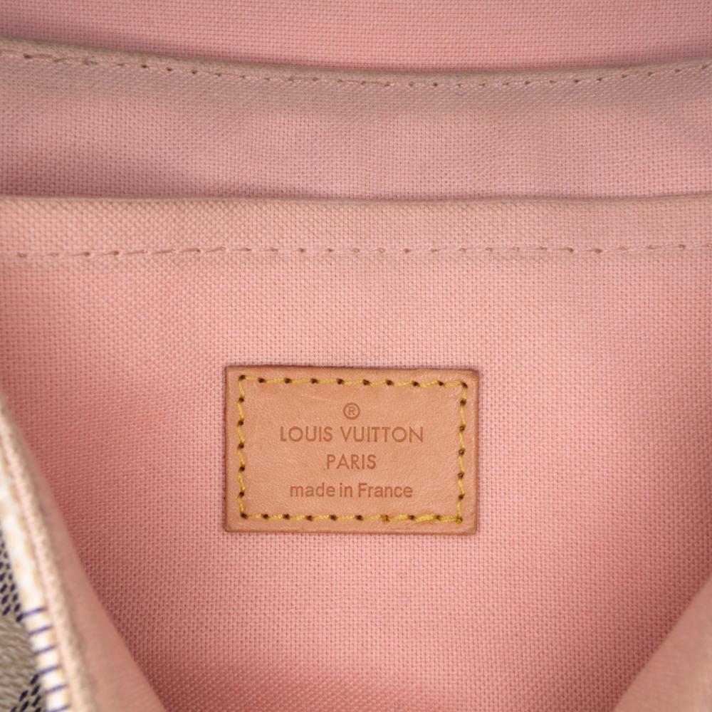 Louis Vuitton B Louis Vuitton White Damier Canvas Canvas Damier Azur Croisette France