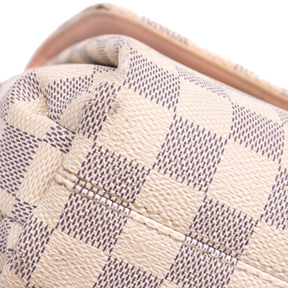 Louis Vuitton B Louis Vuitton White Damier Canvas Canvas Damier Azur Croisette France