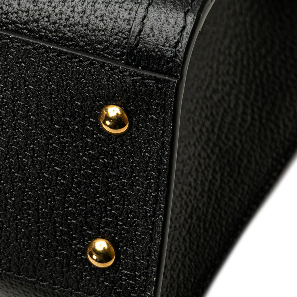 Gucci Diana Small Leather Tote Handbag Black