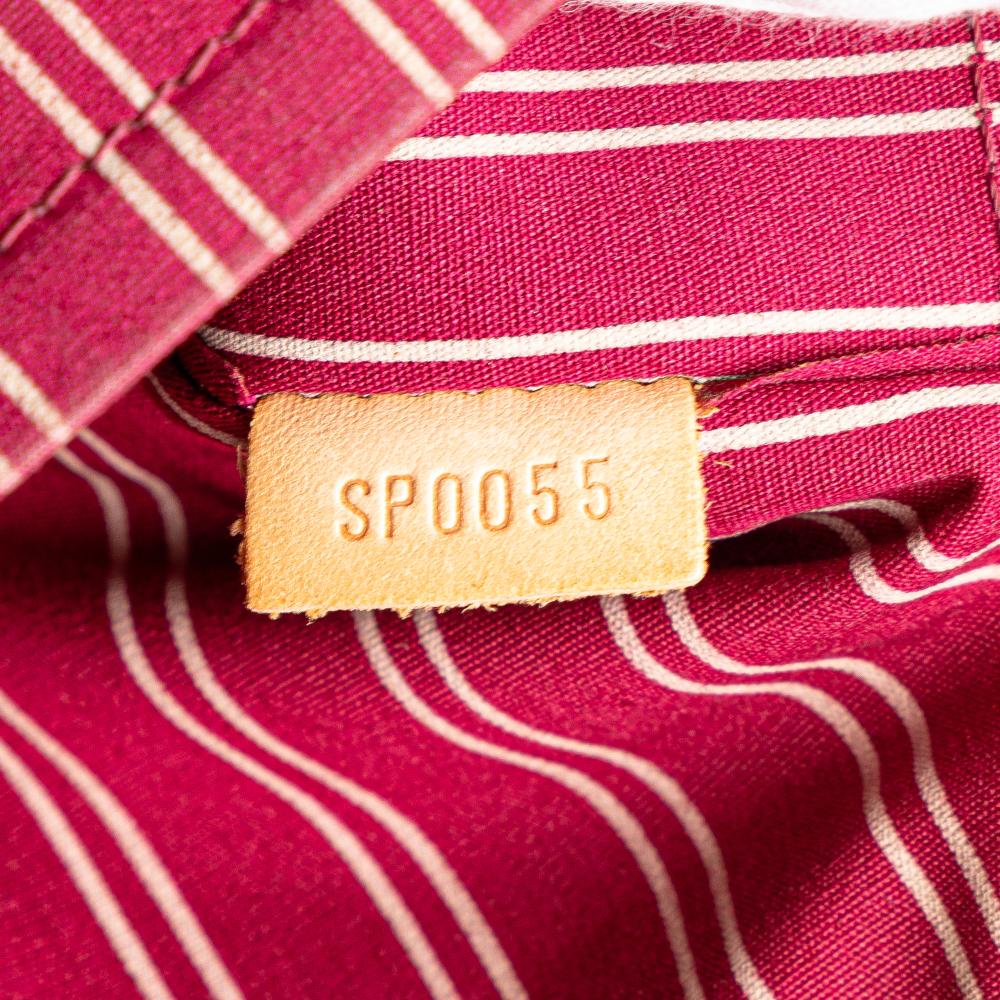 Louis Vuitton B Louis Vuitton Red Canvas Fabric Antigua Cabas MM France