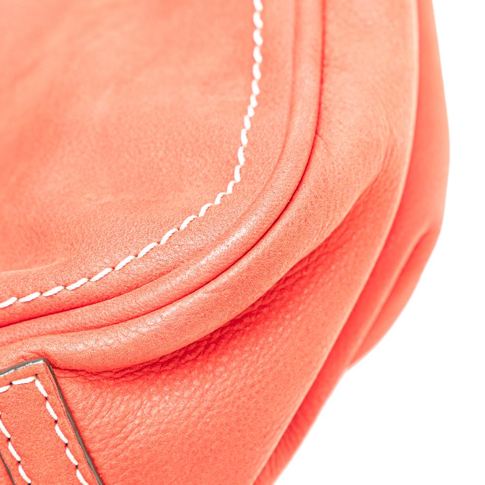 Loewe B LOEWE Red Nubuck Leather Leather Nubuck Anagram Madrid Fringe Shoulder Bag China