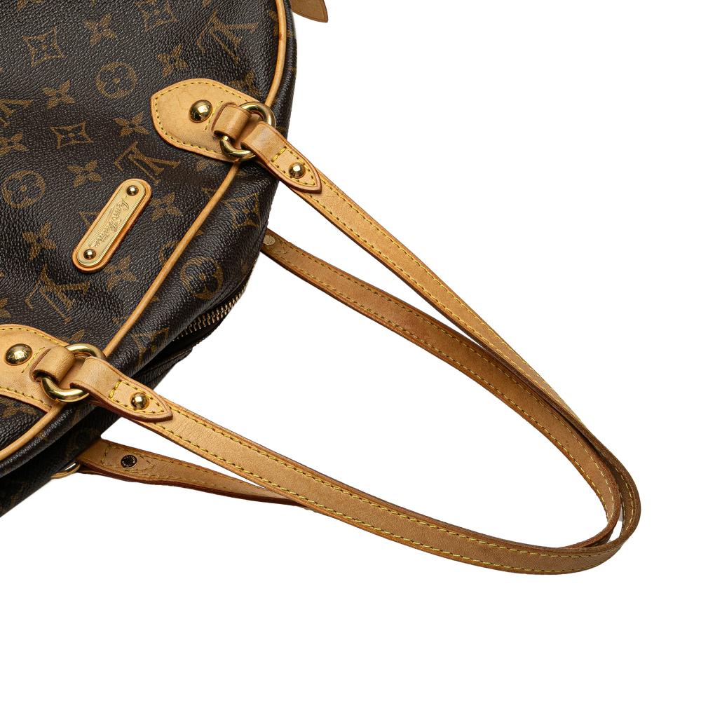 Louis Vuitton B Louis Vuitton Brown Monogram Canvas Canvas Monogram Montorgueil GM France