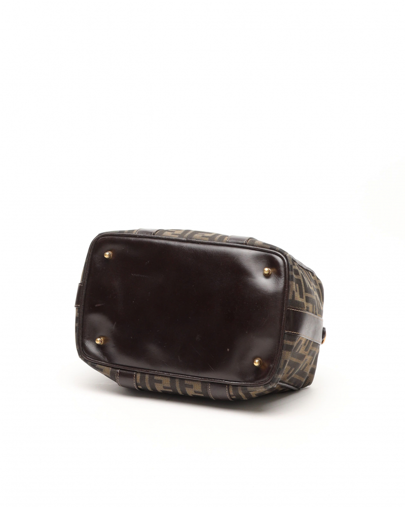 Fendi Zucca Boston Bag