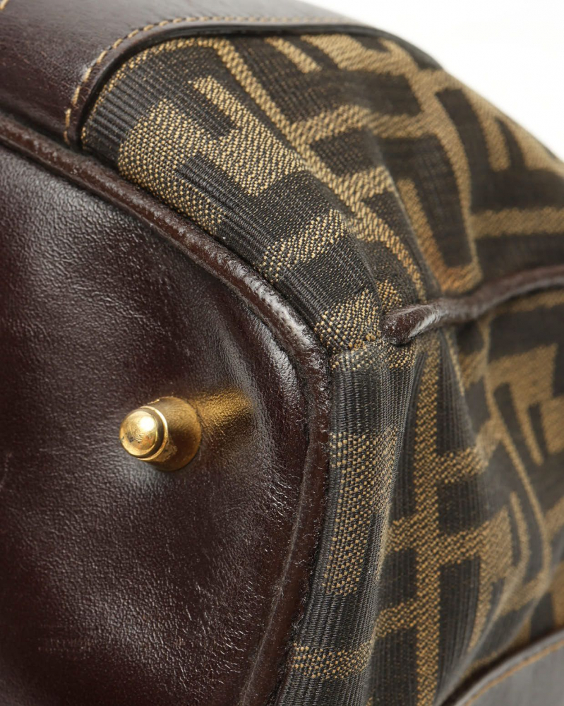 Fendi Zucca Boston Bag