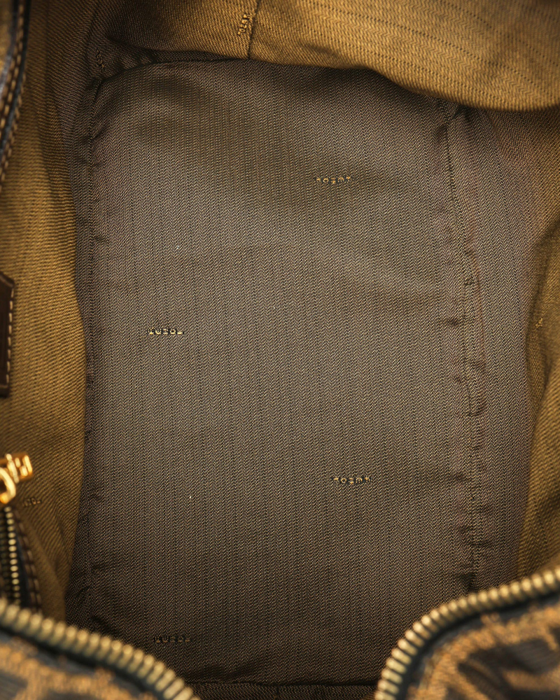 Fendi Zucca Boston Bag