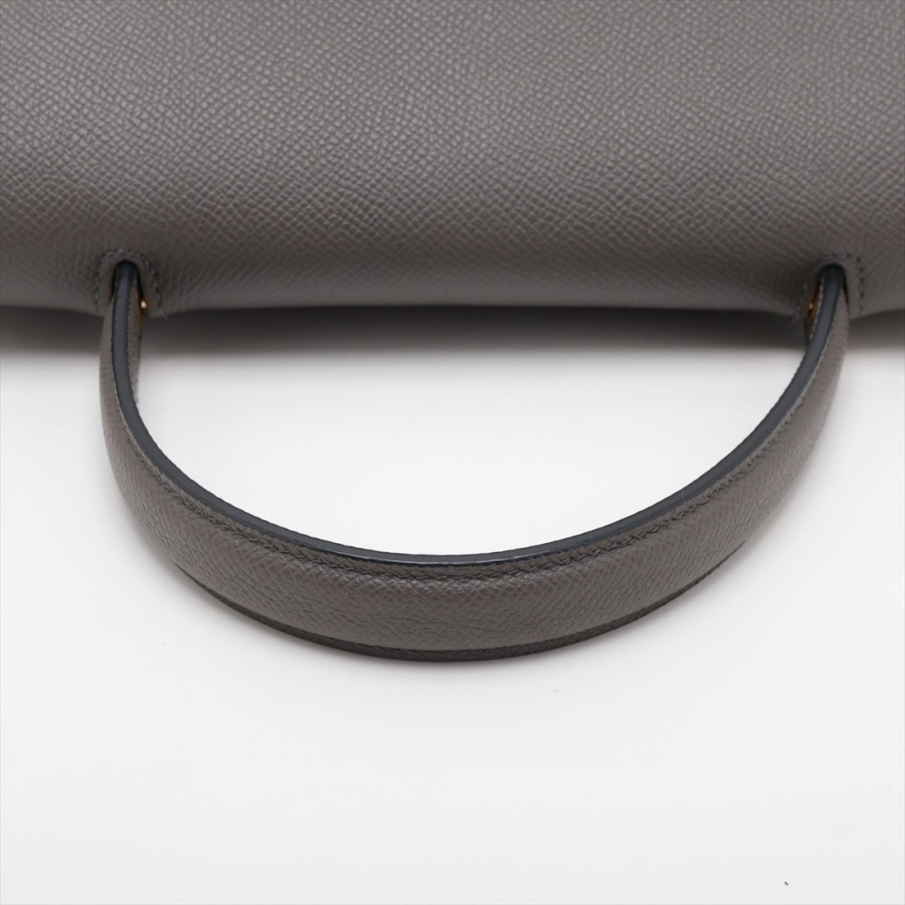 Celine Belt Bag Micro Grained Calfskin Leather 3-Ways Tote Bag Grey