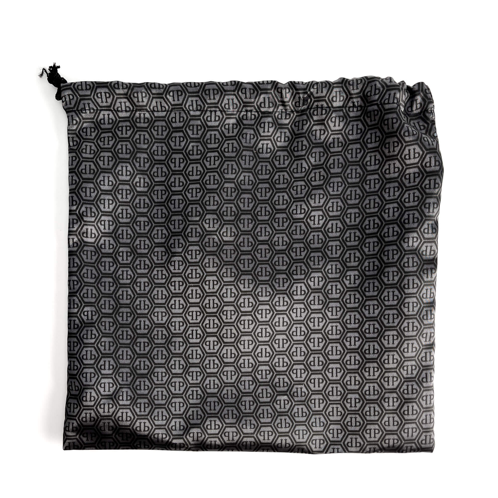 Philipp Plein Skull Croco Printed Leather Medium Belt 80 Black