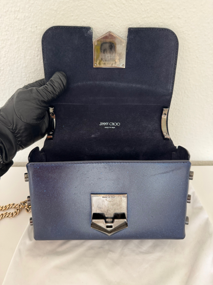 Jimmy Choo Lockett leather crossbody bag