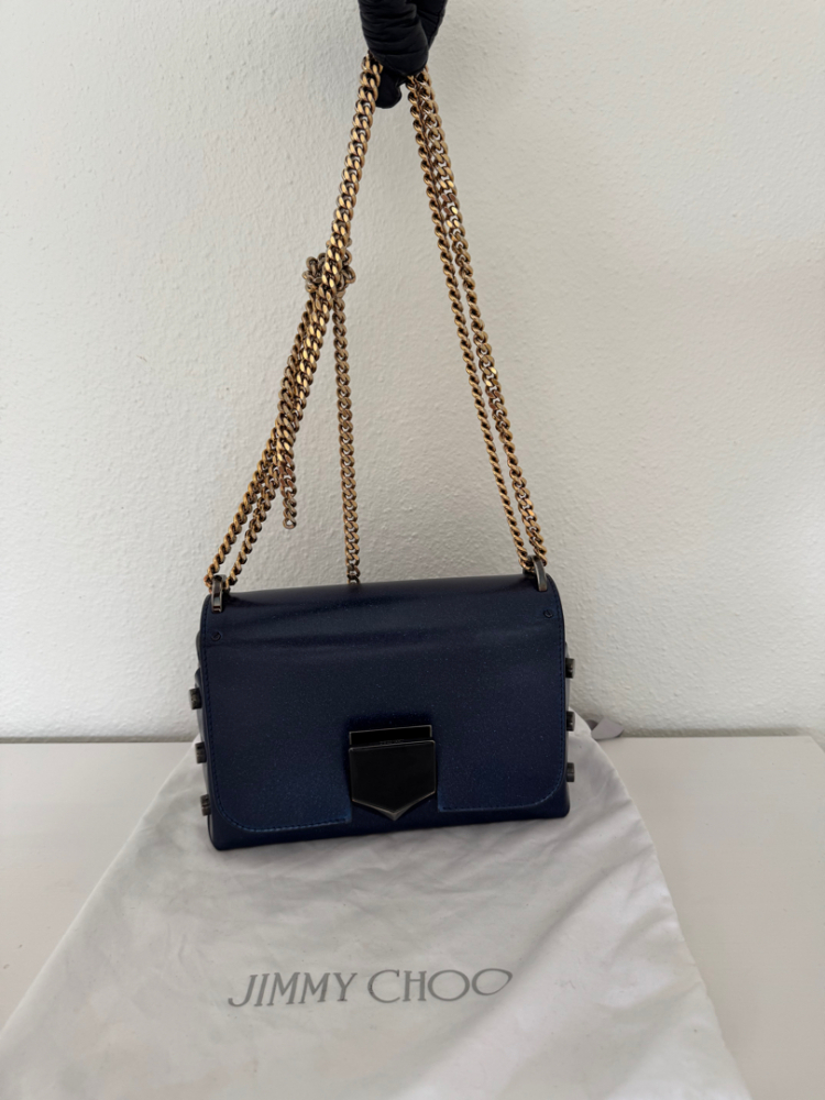 Jimmy Choo Lockett leather crossbody bag