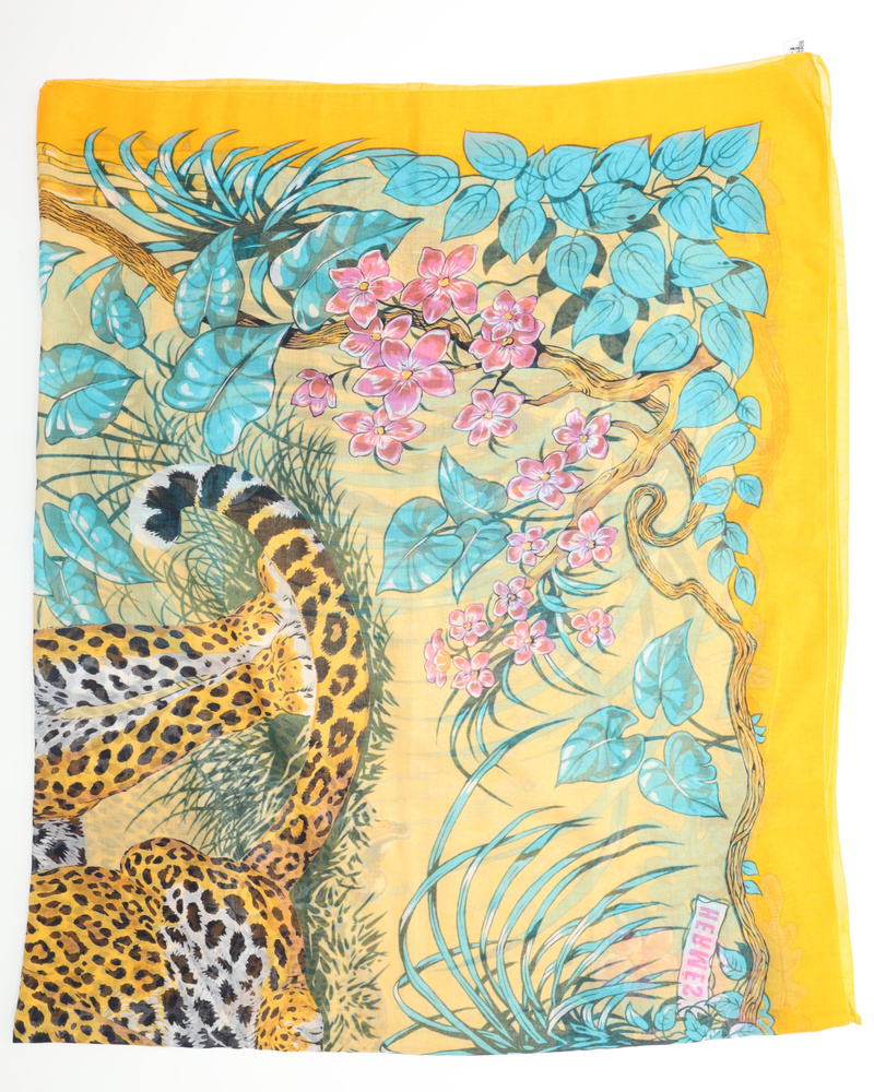 Hermès 150x175 Cotton Scarf