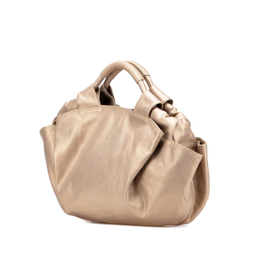 Loewe B LOEWE Gold Light Gold Nappa Leather Leather Nappa Aire Spain