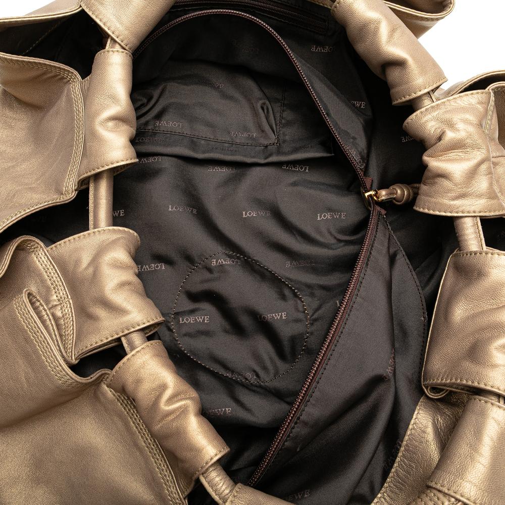 Loewe B LOEWE Gold Light Gold Nappa Leather Leather Nappa Aire Spain