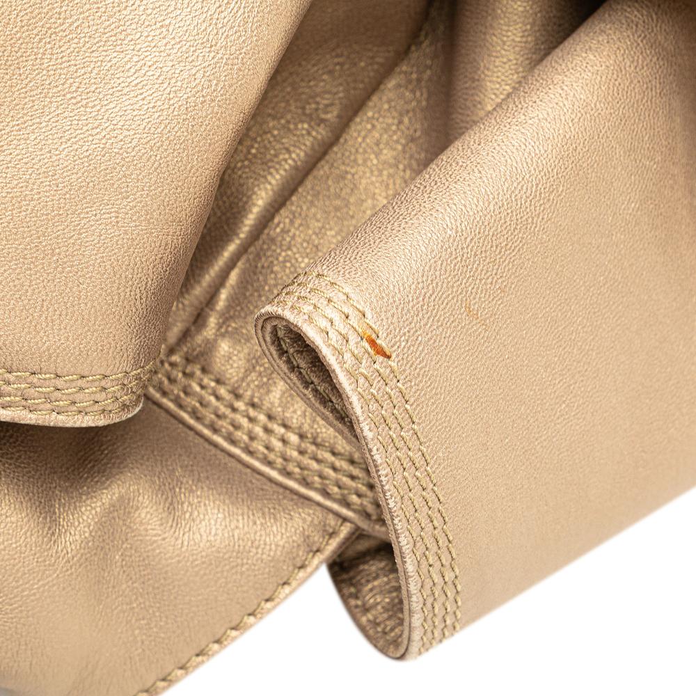 Loewe B LOEWE Gold Light Gold Nappa Leather Leather Nappa Aire Spain