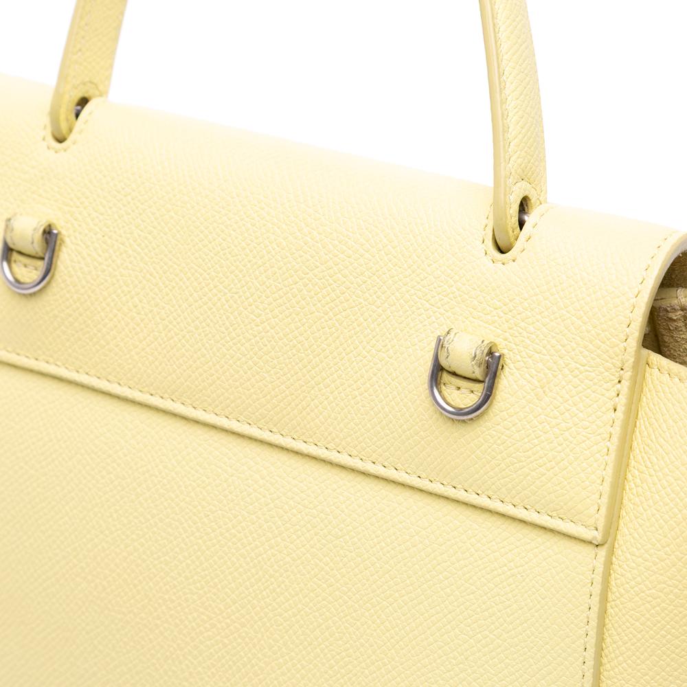 Celine B Celine Yellow Calf Leather Nano Grained skin Belt Bag Italy