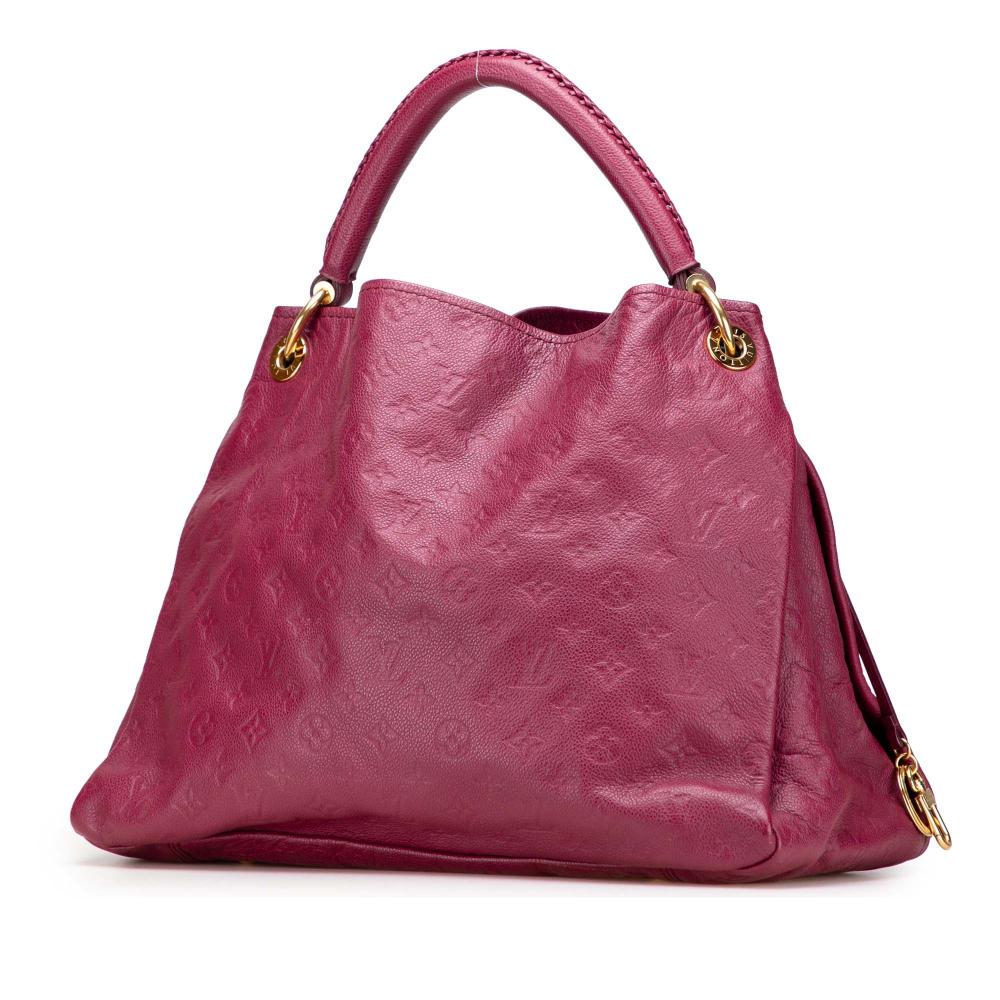 Louis Vuitton B Louis Vuitton Red Bordeaux Monogram Empreinte Leather Artsy MM Spain