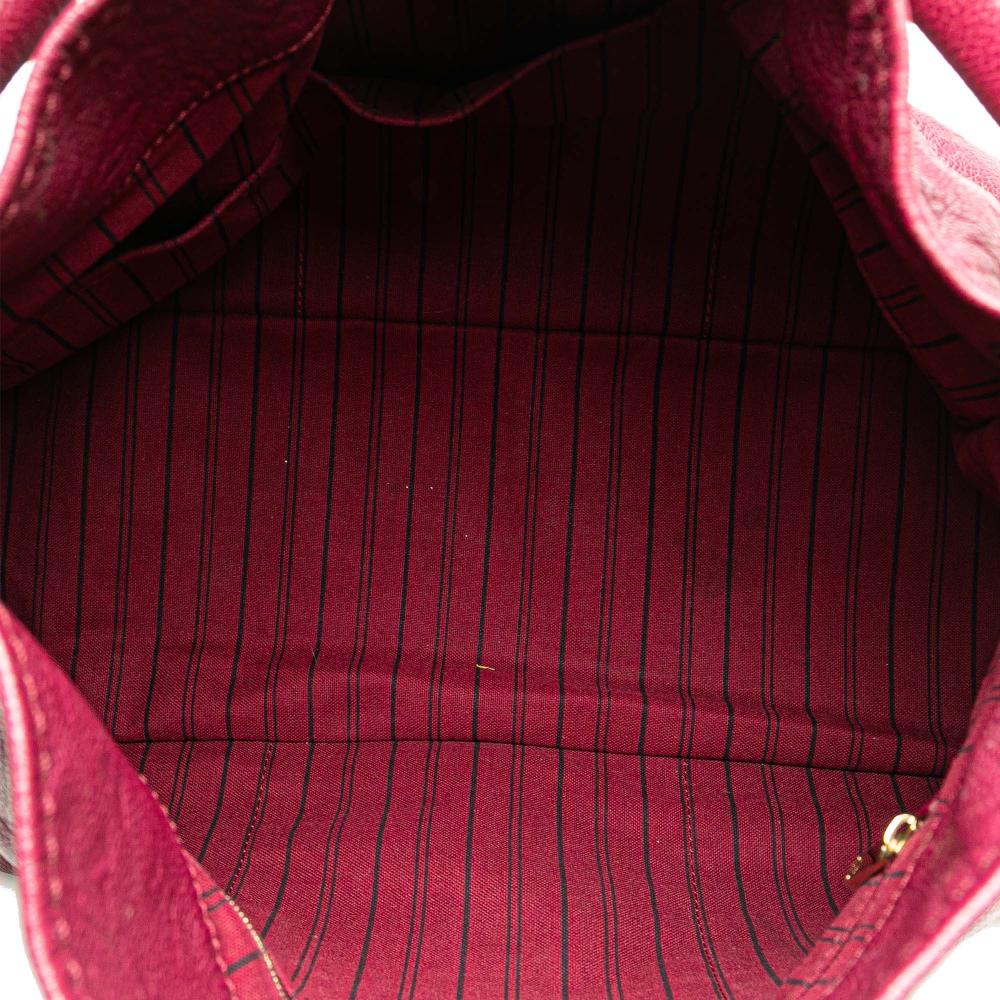 Louis Vuitton B Louis Vuitton Red Bordeaux Monogram Empreinte Leather Artsy MM Spain