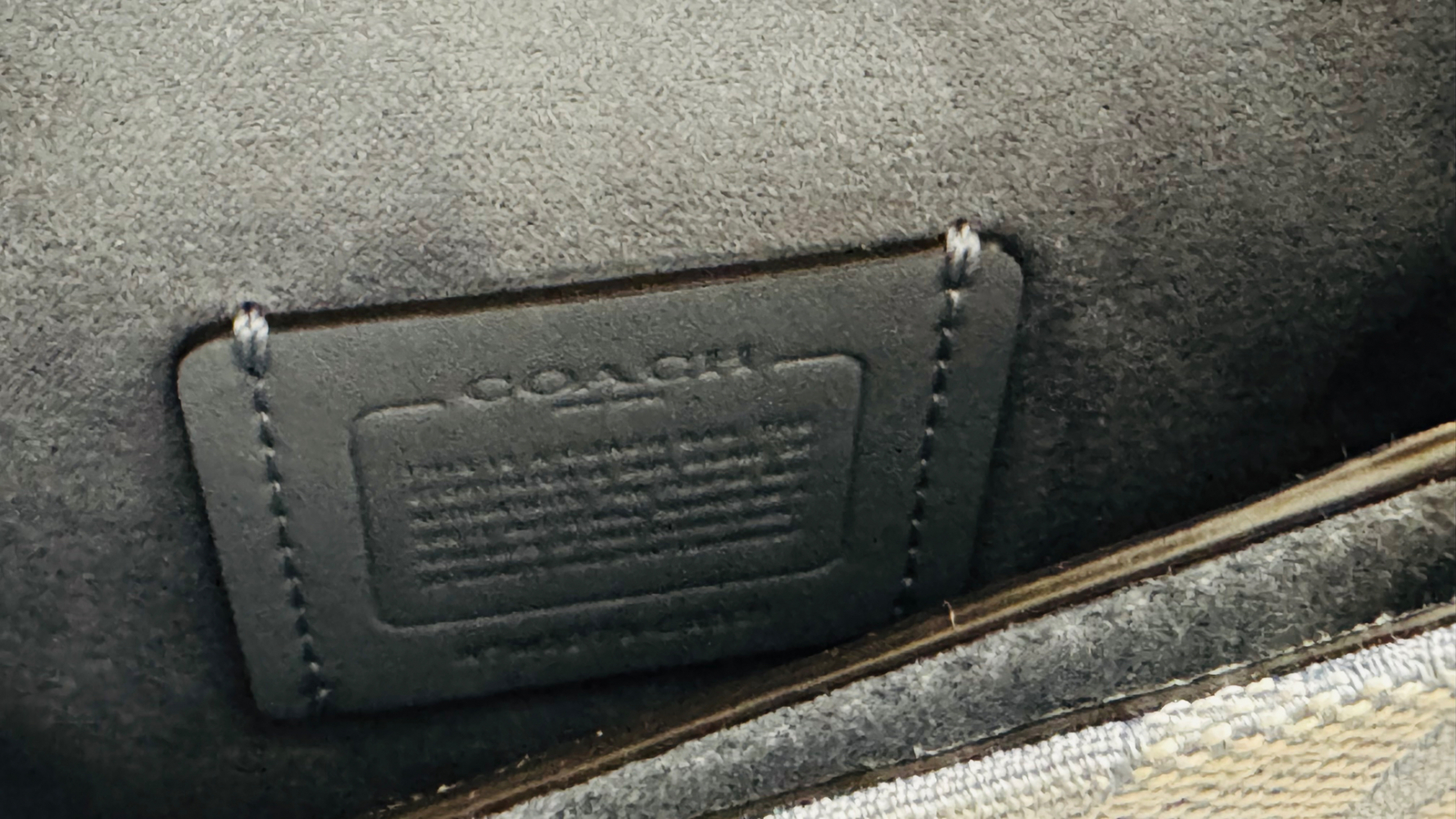 Coach Monogram shoulder bag