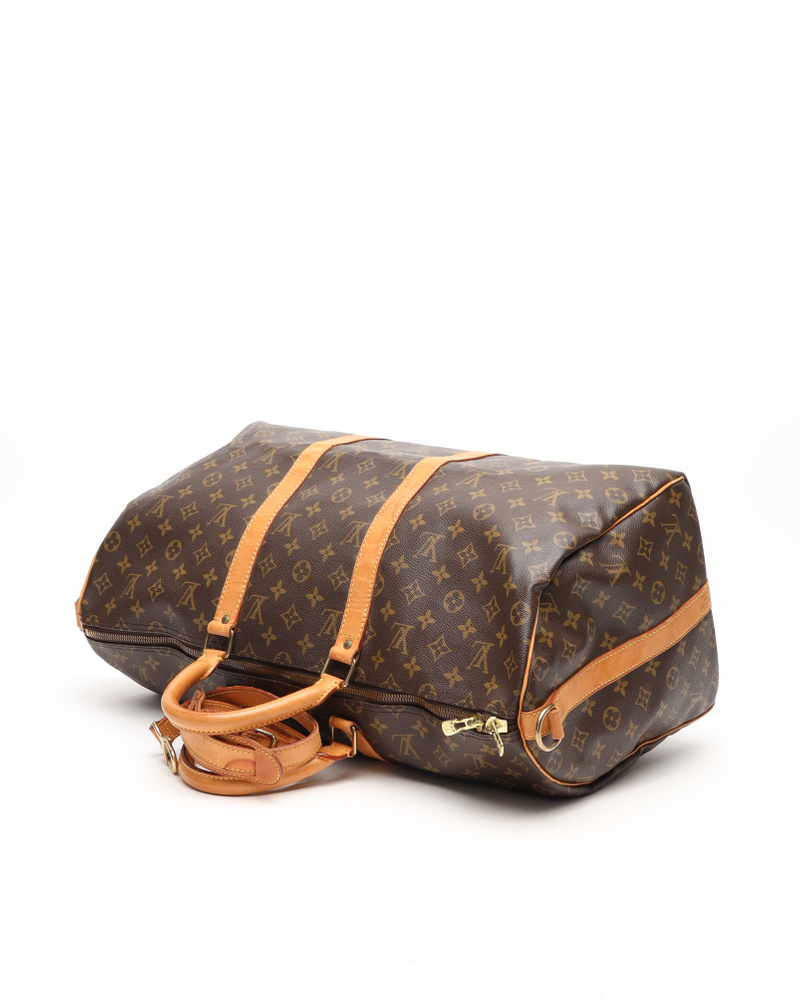 Louis Vuitton Monogram Keepall Bandoulière 50 Weekend Bag