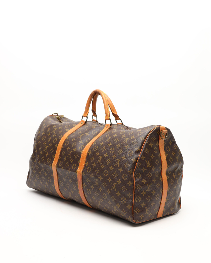 Louis Vuitton Monogram Keepall Bandouliére 60 Weekend Bag